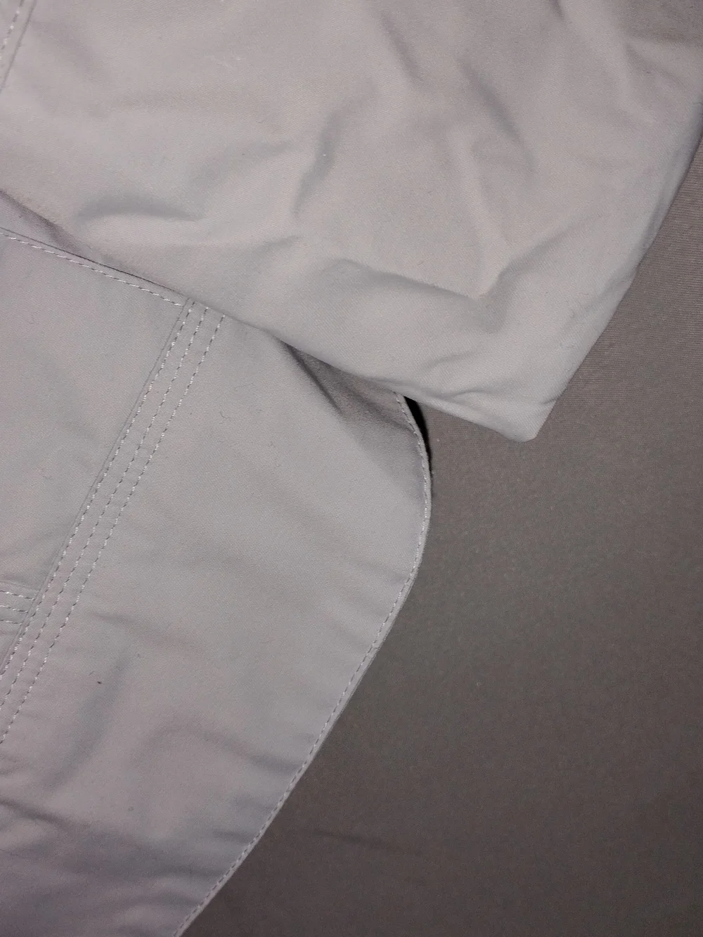 lululemon athletica Light Gray Hooded Zip Utility Jacket